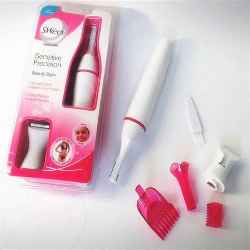 Epilator 5 w 1 zestaw bezbolesne kobiety elektryczne Epilator Epilator Gola do włosów Trykier do brwi Bikini Nos Nos do twarzy Usuwanie włosów Włosy Clipper 40# D240424