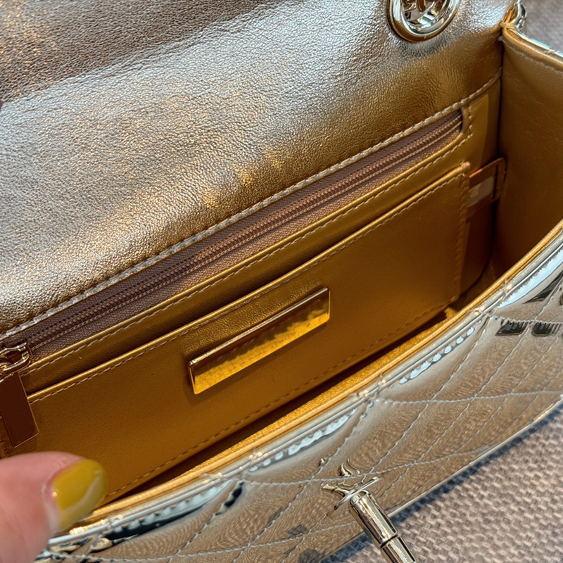 Guldpåse designer väskor kvinnor mode crossbody handväska axel ryggsäck berömt varumärke rese lyx klassisk casual affär shopping handväskor kedja plånbok