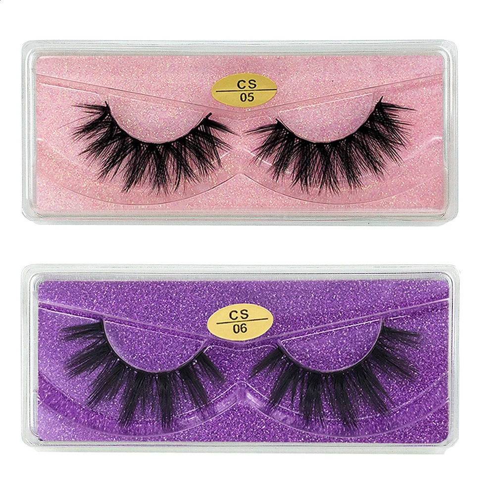 10 par 3D -fluffiga Mink Eyelashes Wholesale Makeup Mink False Eyelashes Mjuka naturliga tjocka falska ögonfransar 3D -ögonlock Batch 240220