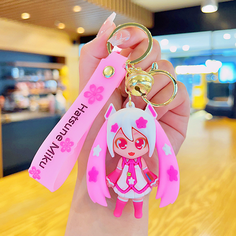 Söt anime nyckelring nyckelchain Keyring American Girl Doll Par Student Personlig kreativ valentinsdag gåva AA8 DHL