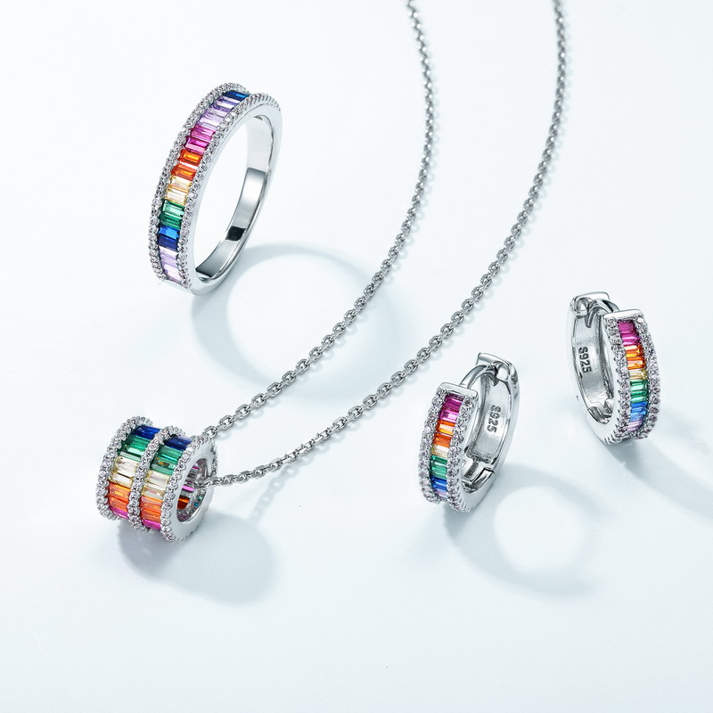 Trendig pandant halsband 925 silver designer smycken kvinnliga kvinnor fest halsband