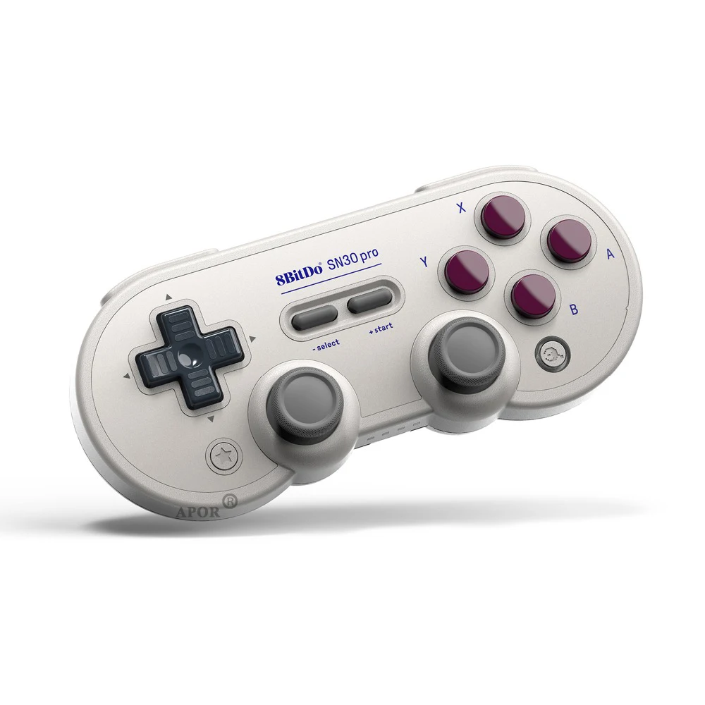 Gamepads 8Bitdo SN30 Pro Gamepad Controlador sem fio para Nintendo Switch / MacOS / Android / Raspberry Pi / Windows Controles de movimento