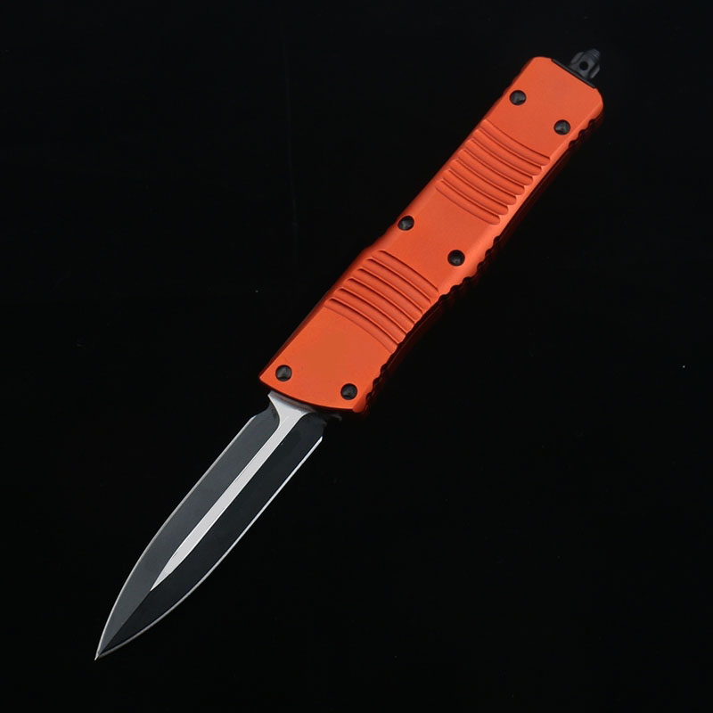 DQF Version Halloween CT couteau de poche utilitaire EDC outils couteaux de cuisine 6061-T6 Aviation alliage d'aluminium noir D2