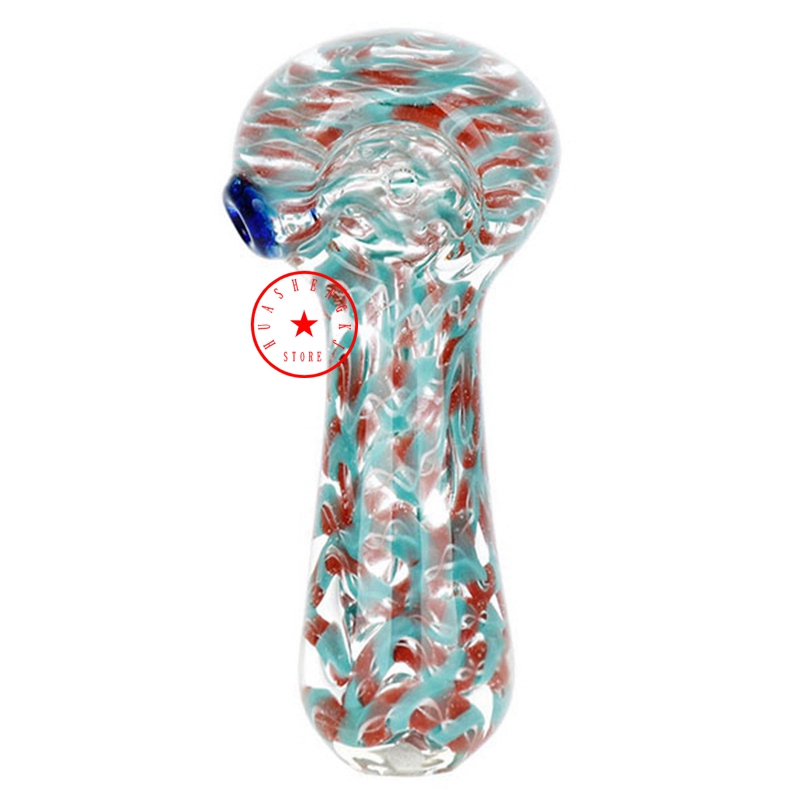 Latest Colorful Cool Twist Rope Design Pyrex Thick Glass Smoking Tube Handpipe Portable Handmade Dry Herb Tobacco Oil Rigs Filter Bong Hand Spoon Pipes DHL