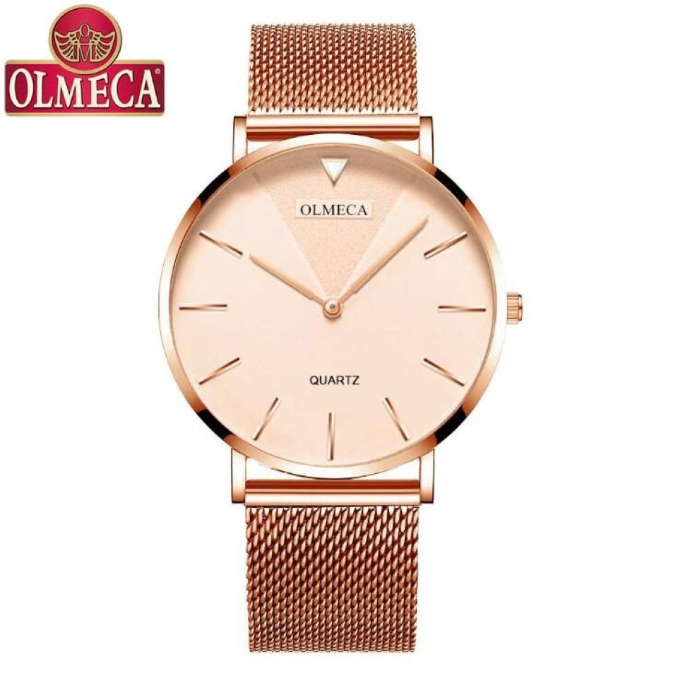 Nowy prosty zegarek mody kobiety Watch Kwarc Ins Style Ultrathin Stael Stael 30m Waterproof242J