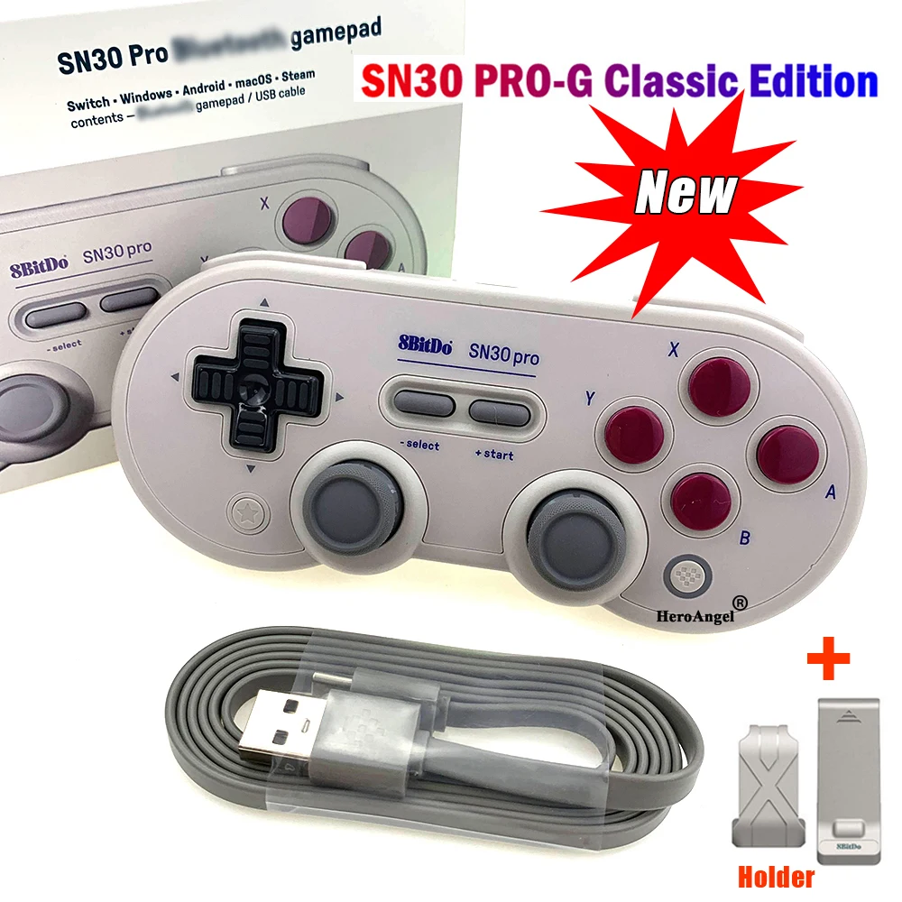 GamePads 8Bitdo SN30 Pro G Classic SN GamePad Wireless Controller Nintendo Switch / PC / Android / Windowsモーションコントロール用ジョイスティック