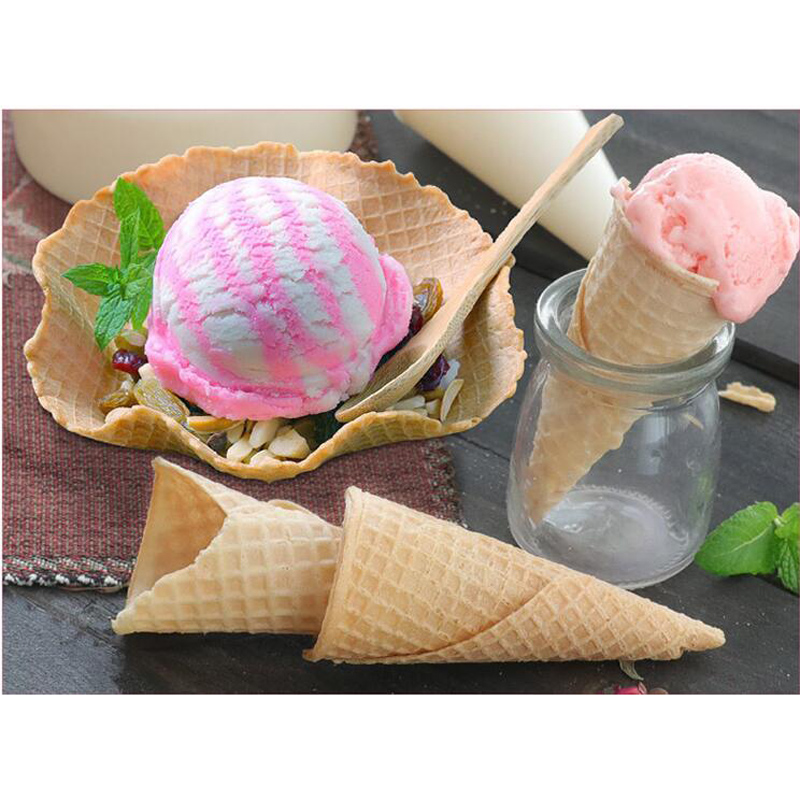 Commercial Double Head Electric Nonstick Regular Ice Cream Waffle Cone Maker Baker Machine