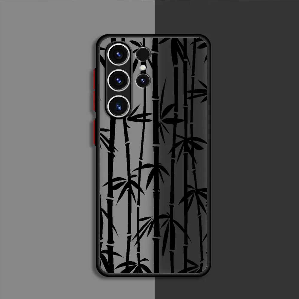 Cell Phone Cases Matte Case For Samsung Galaxy S22 S23 Ultra S24 S20 S21 FE S10 Plus Capa Note 20 10 Lite Phone Funda Gothic Style Black Lip YQ240221