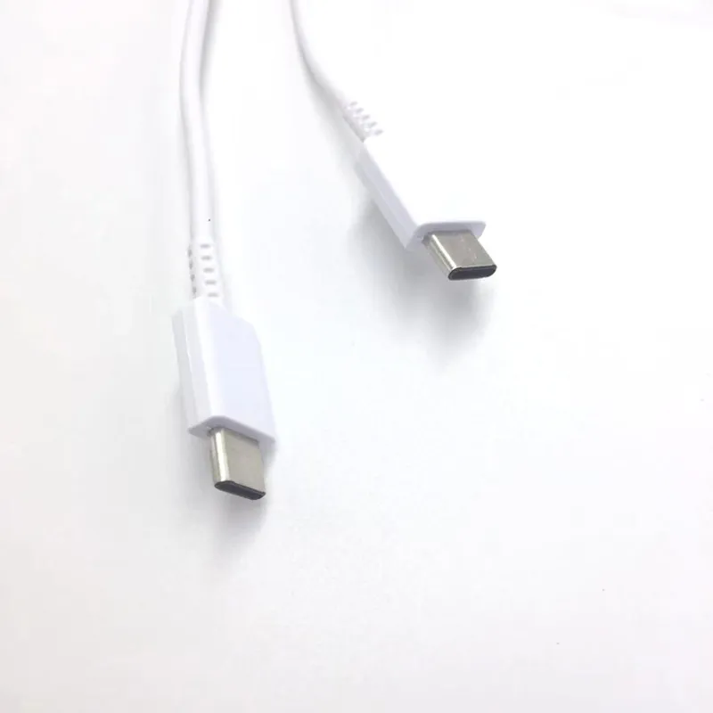 Originele OEM-kwaliteit 1 m 3FT USB C Type-C naar Type C-kabels Snel opladen Oplaadkabel voor Samsung Galaxy S22 S21 S20 S10 S9 S8 S7 note 10 Plus Ondersteuning PD Quick Charge-snoeren