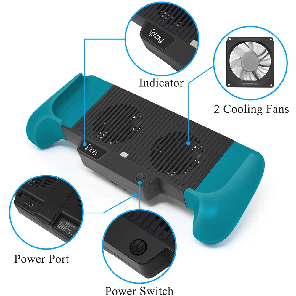 Carregadores Power Bank Portátil Carregador Stand Shell Case USB Tipo C para Nintend Switch Console Carregamento Rápido Acessórios de Bateria Externa