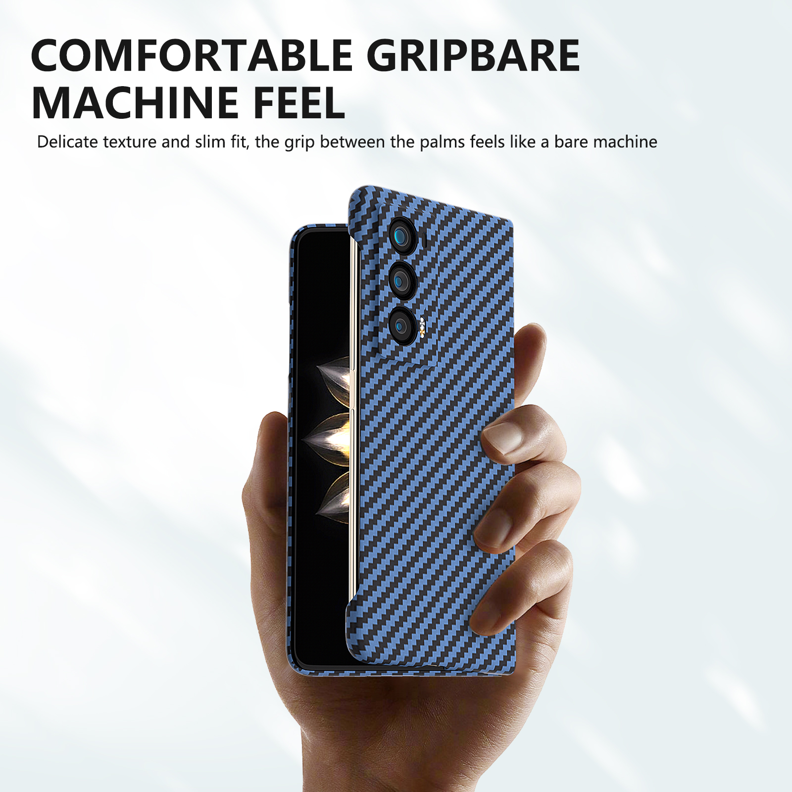 Plast för Honor Magic V2 vs VS2 Case Carbon Fiber Hard Protection Cover