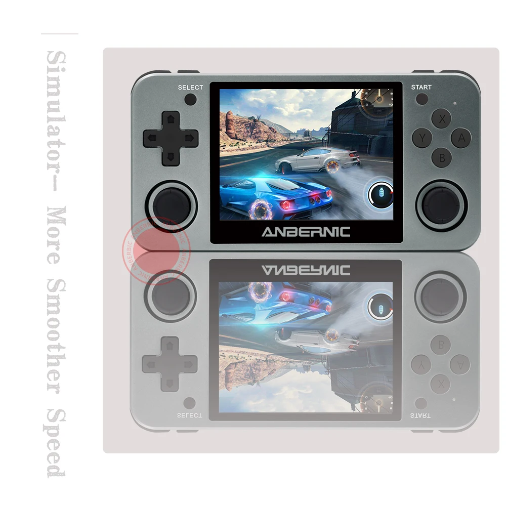 Spelers Anbernic RG350M 64Bit 3,5 inch IPS Scherm Handheld Game Console Opening Linux Tony Systeem HDMIcompatibel Geïnstalleerd 2500 Games