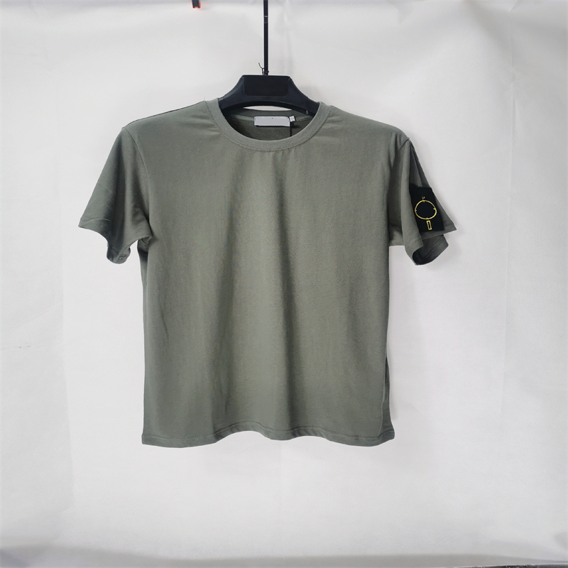 Spring new cotton stone t shirt fashion trend couple short sleeve t shirt round neck suit men and women loose M-XXL