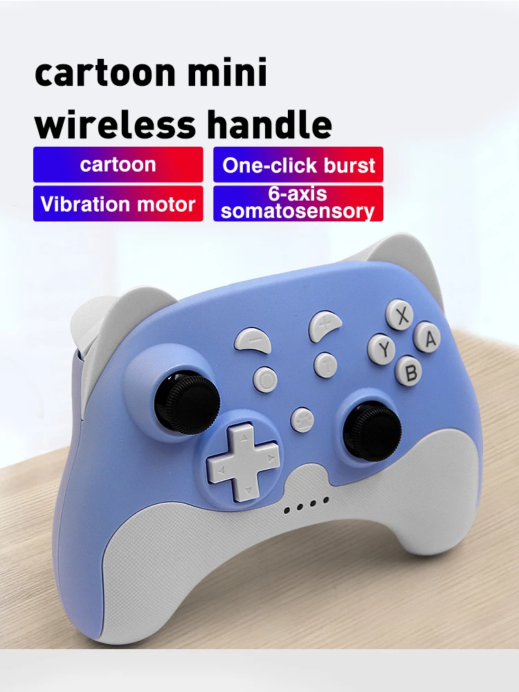 Controlador de interruptor inalámbrico de la rana de datos GamePads para Switch/Switch Lite/Switch Remote Joystick Switch Pro Controller GamePad para PC