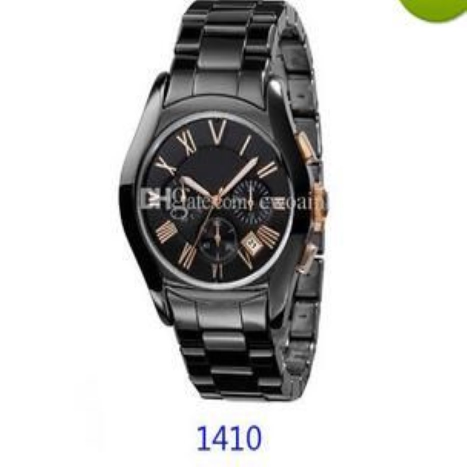 2019 amantes de la moda AR1400 AR1401 AR1403 AR1404 AR1410 AR1411 AR1416 AR1417 RELOJ CRONÓGRAFO DE CERÁMICA Caja original Cer237s