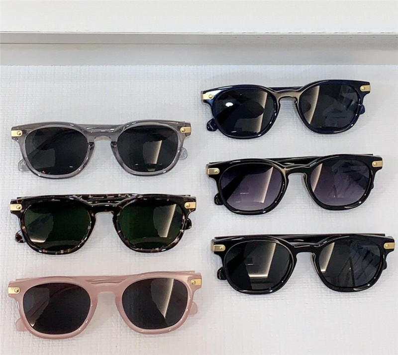 Nowe okrągłe okulary przeciwsłoneczne Z1963U Klasyczna rama octanowa rama prosta i popularna styl wszechstronna ochrona UV400 Oczarów