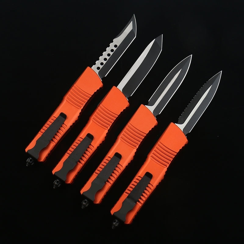 DQF Version Halloween CT couteau de poche utilitaire EDC outils couteaux de cuisine 6061-T6 Aviation alliage d'aluminium noir D2