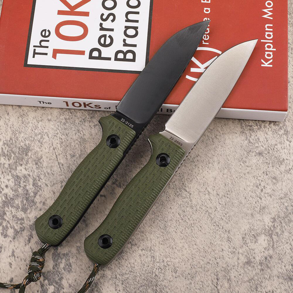 Nouveauté A2241 Couteau droit de survie en plein air haut de gamme D2 Drop Point Blade Full Tang G10 Poignée Couteaux à lame fixe avec Kydex