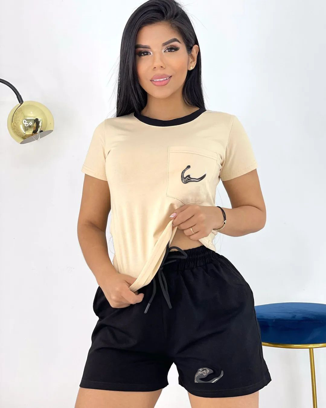 Designer Femmes Survêtements Été Deux Pièces Ensemble Lettre Baseball Jogging Tenues Pour Femmes Sweat Costume Chemises et Shorts 2 photos Ensembles ensembles courts