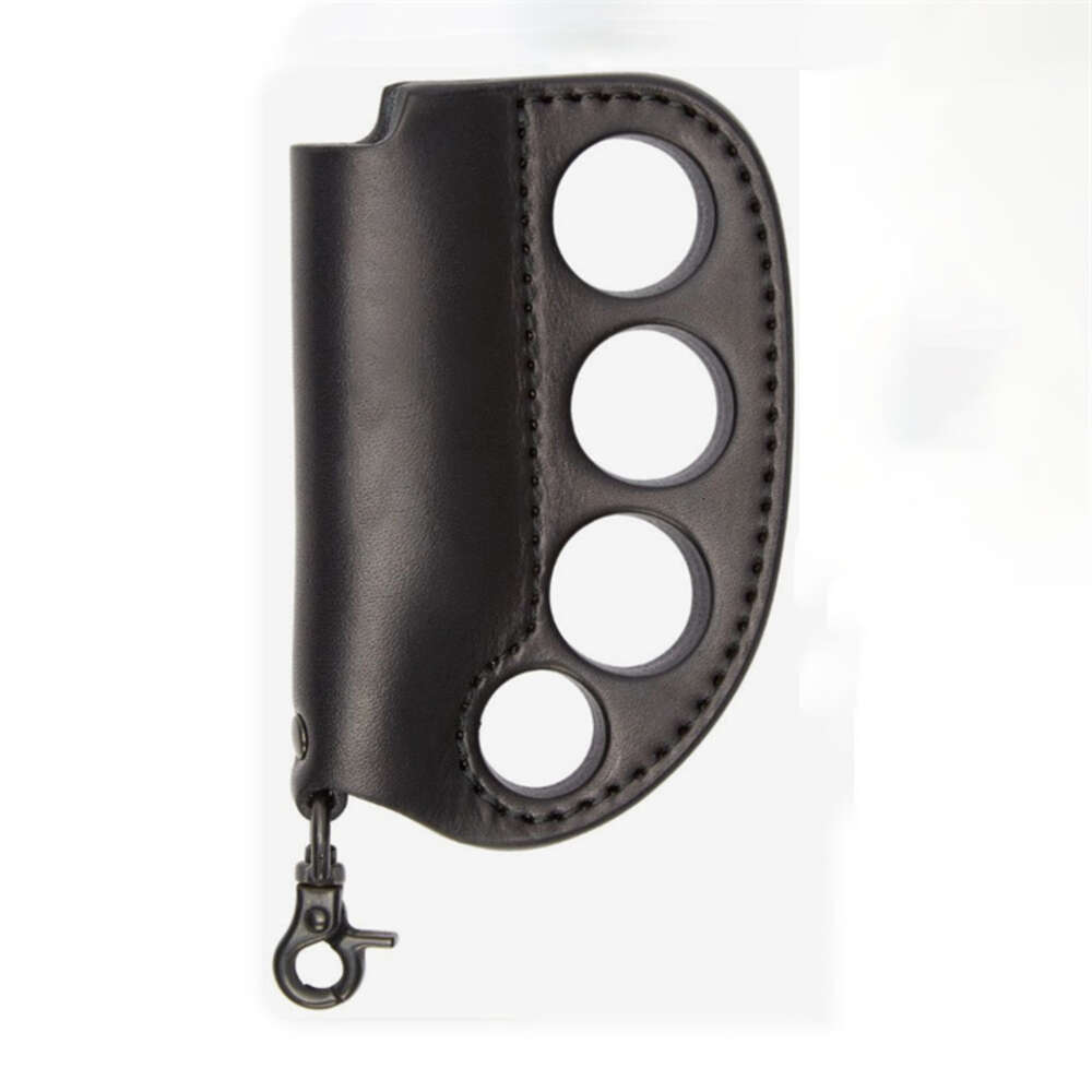 ホルダーCowhide Portable Leather Finger Tigerライターケース529113