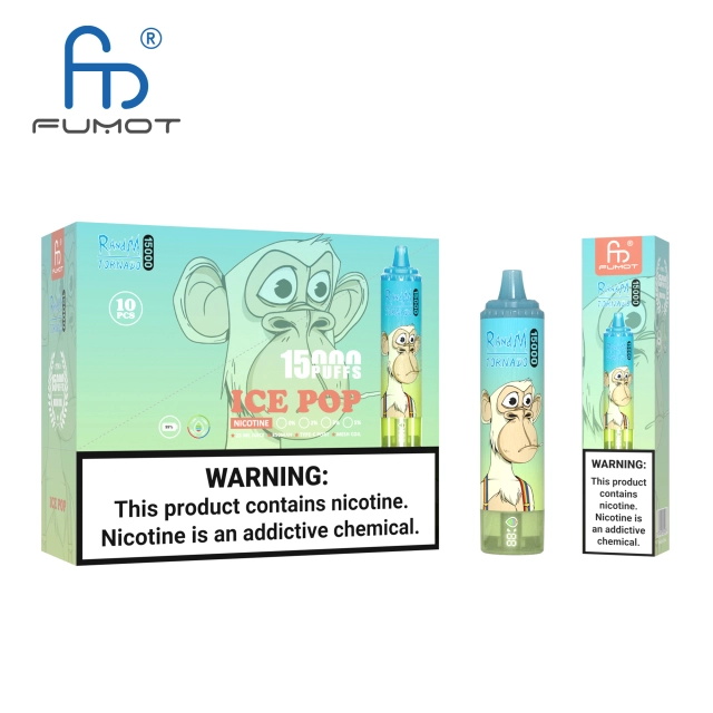 Original RandM Fumot 15000 Puff Disposable puff 15K 850mAh Type-C Charging 25ml Prefilled Pod With Battery Display 18 Flavors 0% 2% 5% E Cigarettes vaper 15000