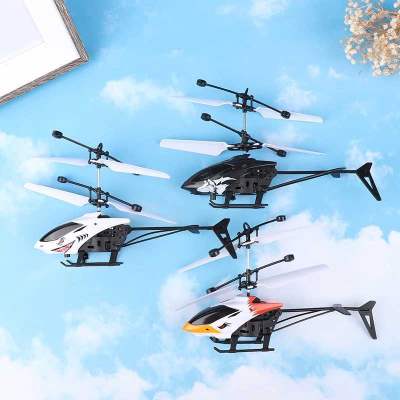 Electric/RC Aircraft Remote Control Aircraft Helicopter Mini Drone Rechargeable Fall Resistant Induction Aircraft Primary School Toy Boy