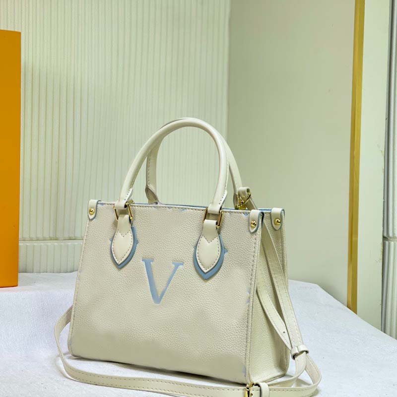 M46569 Full Leather Embossed Mom Bag Designer Handbag Fashion Shoulder Bag Luxury Crossbody Bag Detachable and Adjustable Shoulder Strap Size 25 * 11.5 * 19