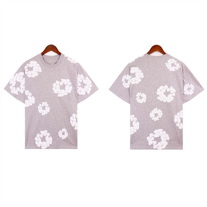 Mens camisetas Camiseta Homem Designer Mulher Tee para Amantes Carta Manga Curta Rodada Pescoço Hip Hop Algodão Top Camisetas T2618