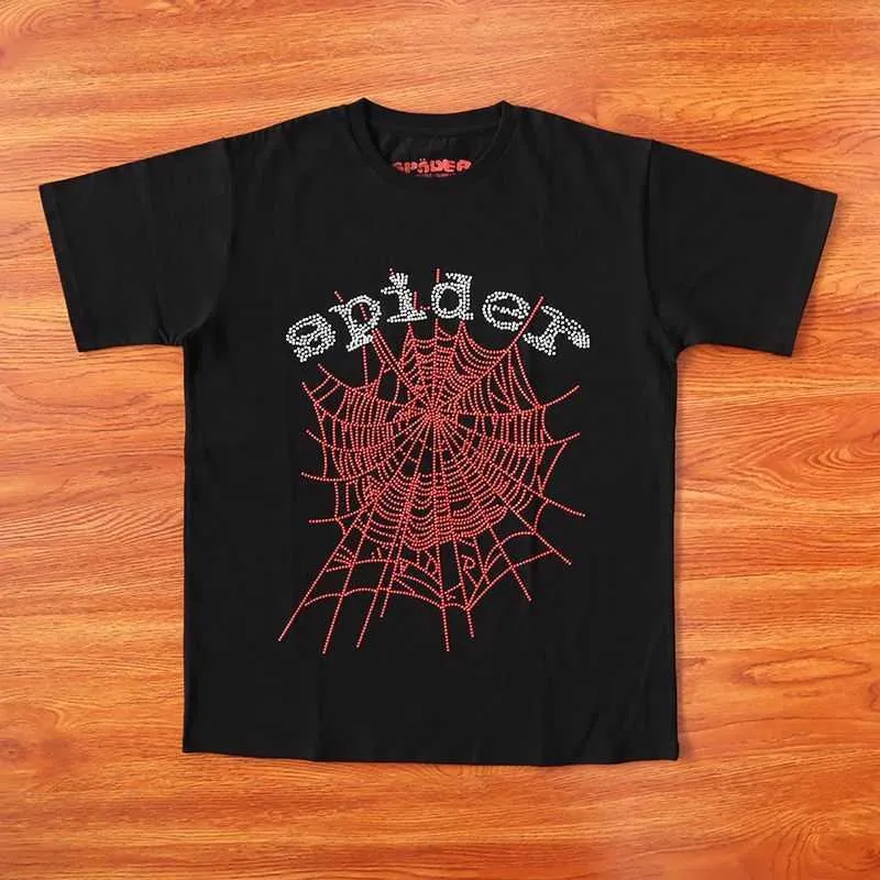 Spider 555 Spider Camisetas Designer Camisetas para Homens Mulheres Moda Camiseta com Letras Casual Sp5der Young Thug 555555 Puro Algodão Verão Manga Curta