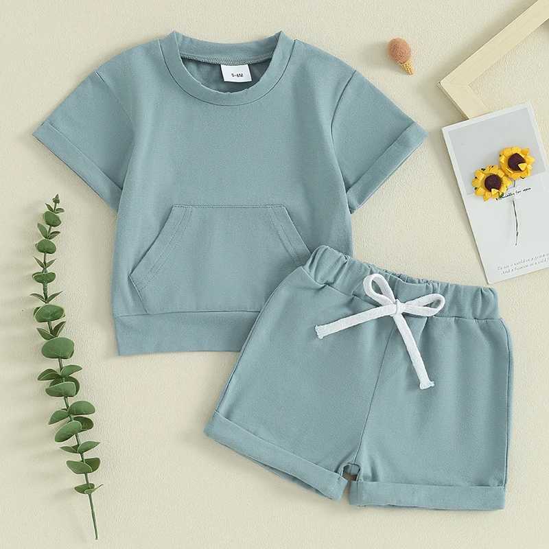 Ensembles de vêtements ma bébé 0-3Y infantile nouveau-né enfant en bas âge bébé garçon vêtements ensembles à manches courtes T-Shirt Shorts tenues décontractées d'été