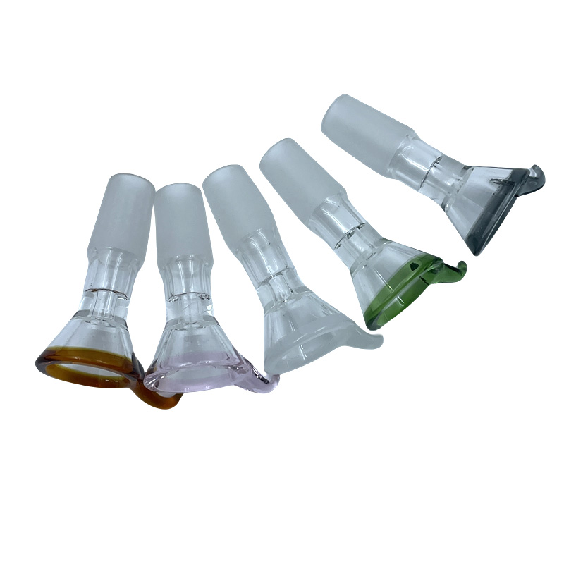Tigela de vidro com tela de favo de mel redonda 14mm ou 18mm articulação masculina 3 cores opcional apto para bongos de vidro tubo de água de vidro Ashcatcher