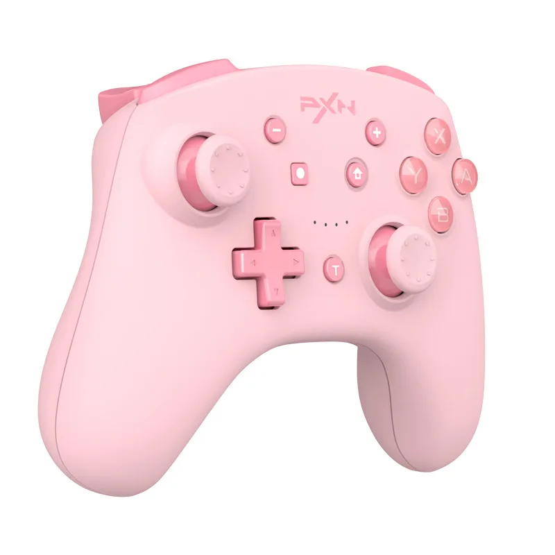 Gamepads voor Nintendo Switch Controller Game Gamepad Bluetooth-compatibel voor PXN Switch Lite/PC USB-datakabel Afstandsbediening NFC/Amibo Roze