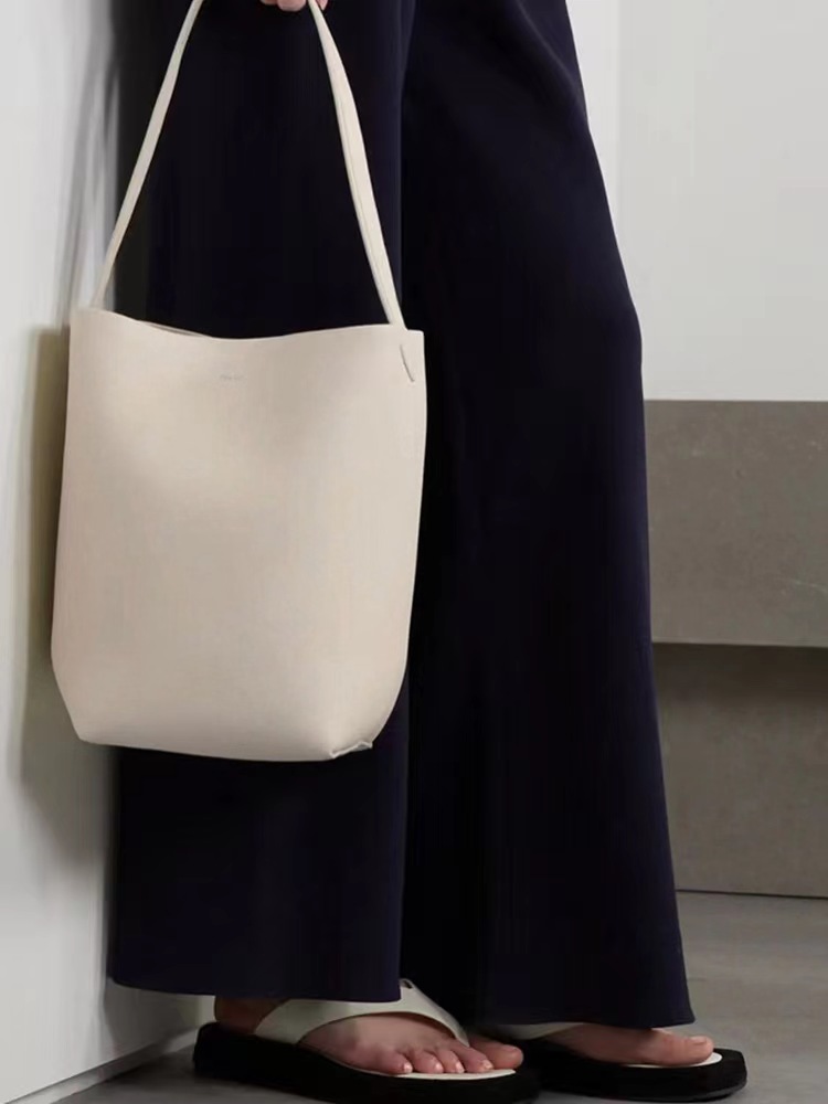 Tygväska Designer Designerväska stor hinkväska axel underarmsäck läder handväska