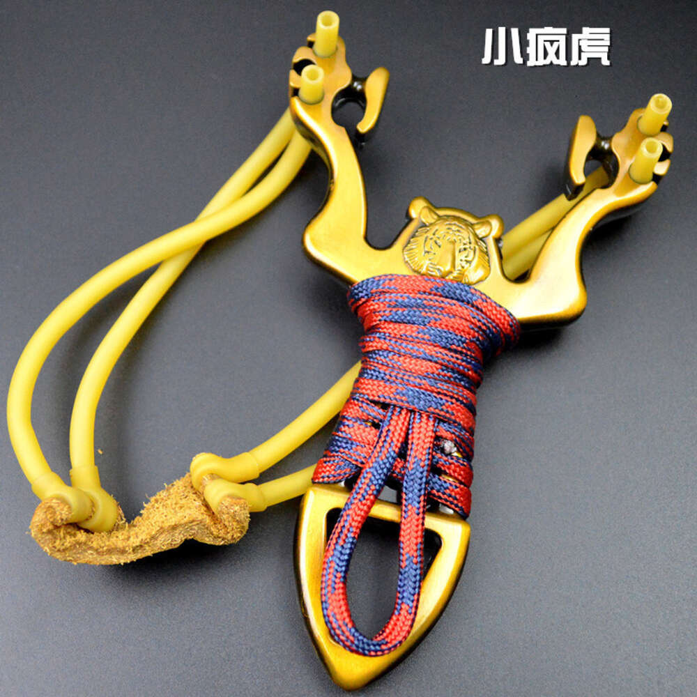 High-Strength Metal Alloy Two Little Crazy Tiger Traditional Strong Card Bead Rubber Band Set, Slings 100875