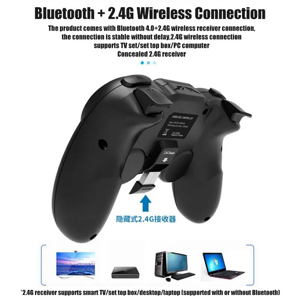 Joysticks PC Android TV Kutusu için Gamepad Denetleyicisi Mobil Cep Telefonu Bluetooth Trigger Pubg Oyun Akıllı Telefon Joystick Video Oyunu Kontrolü