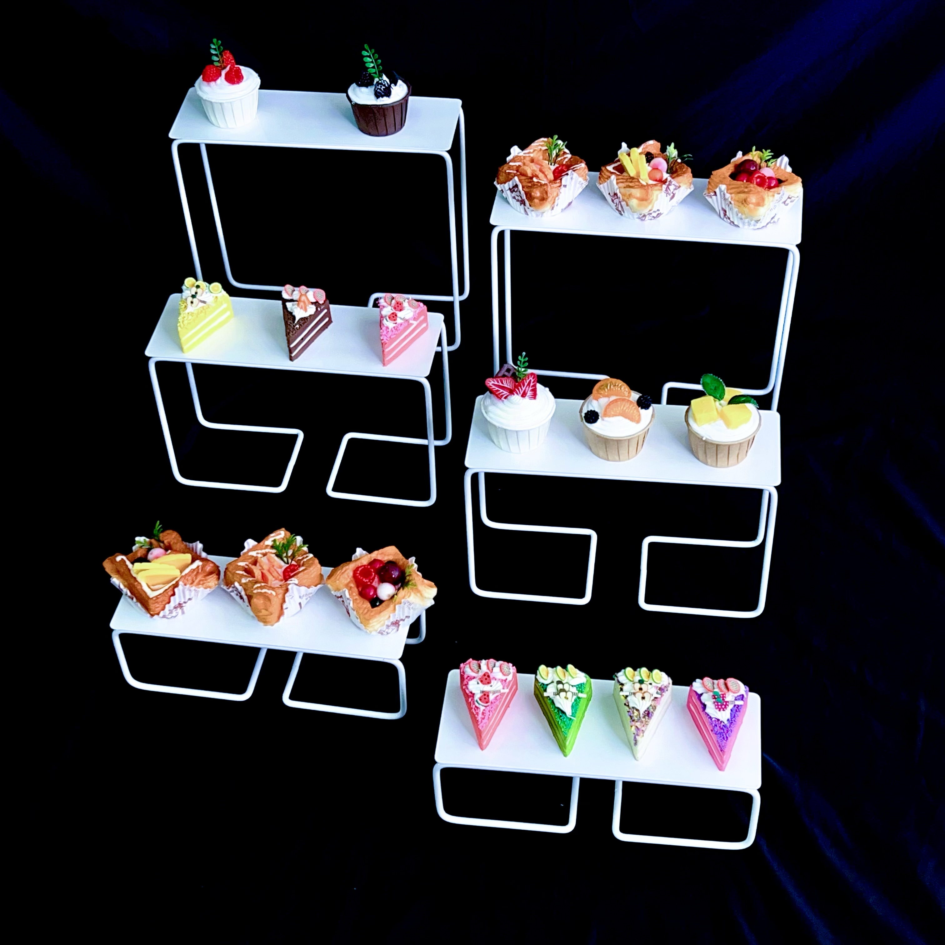 Wedding Decoration Cake Bar Column Dessert Table Buffet Plates Trays Party Wedding Favors Craft Centerpiece Home Hotel Feast Cake Food Drinks Fruit Holder