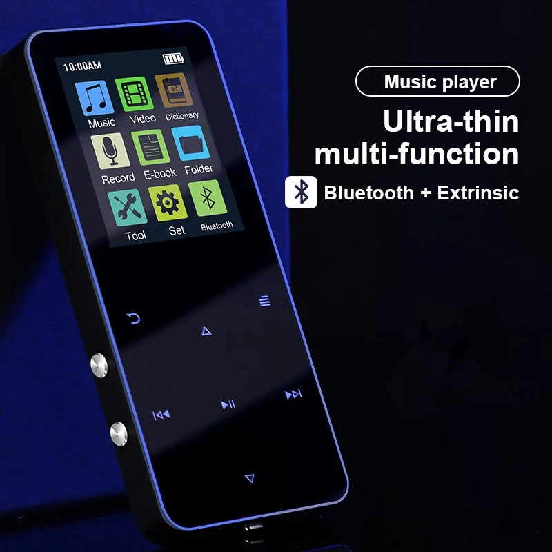 プレーヤーMP3プレーヤーBluetoothCompatibleスピーカータッチスクリーンビルドイン8GB 16GB HIFIミニポータブルウォークマンラジオFM録音