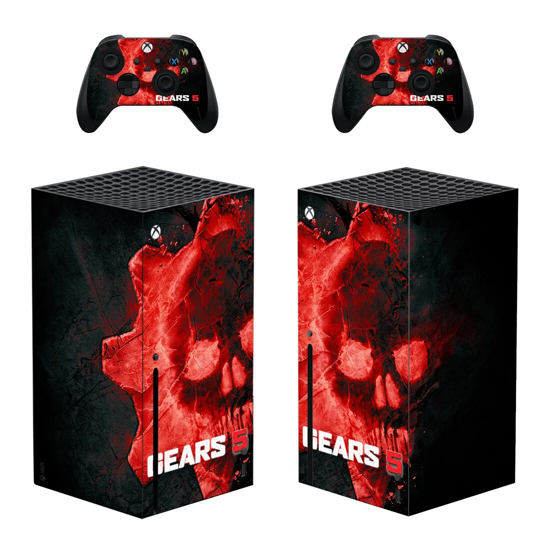 Klistermärken Ny Game Skin Sticker Decal Cover för Xbox Series X Console och 2 Controllers Xbox Series X Skin Sticker Vinyl