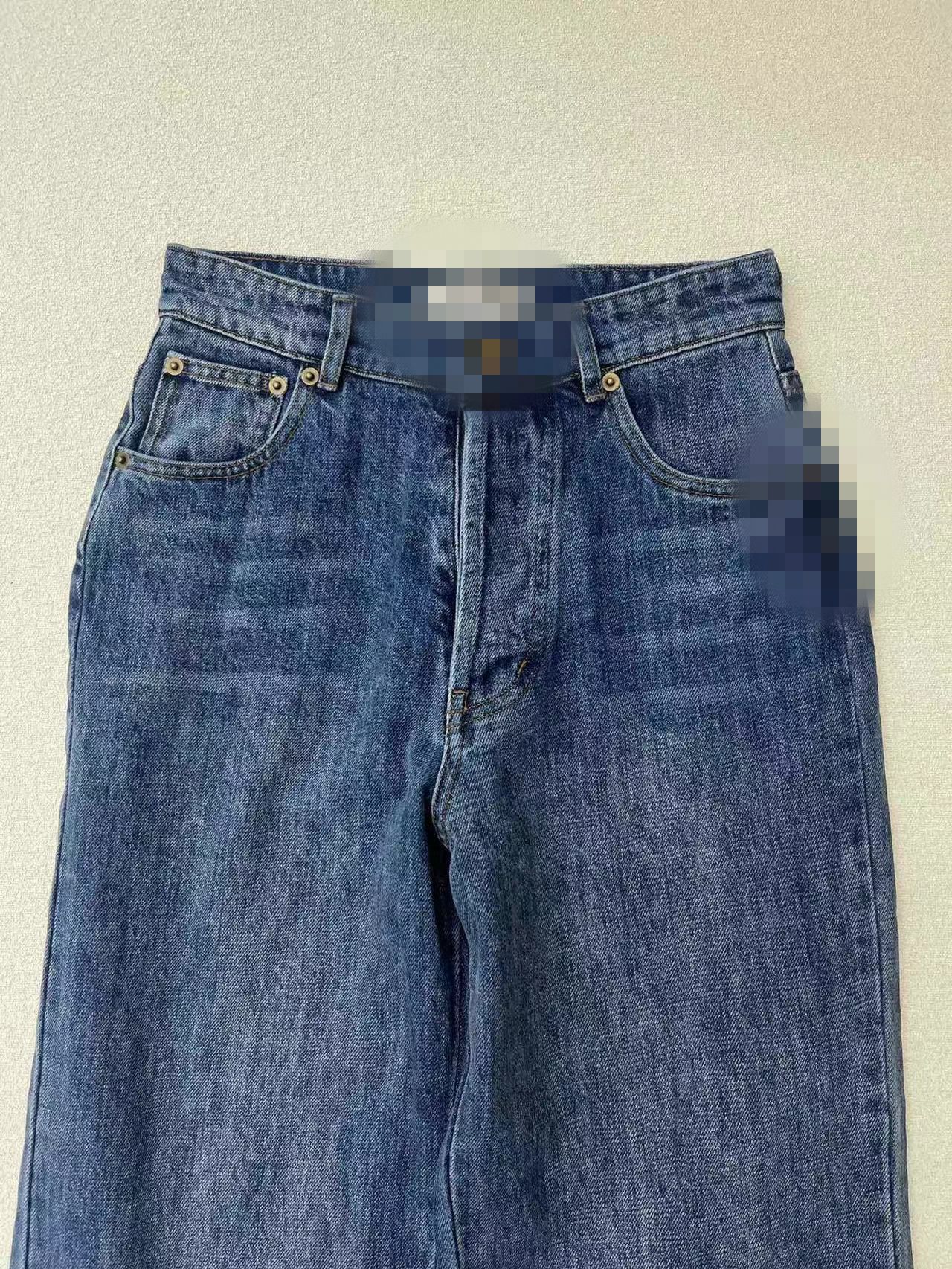 Gratis frakt Blue Tassel Print kvinnors jeans märke samma stil kvinnors jeans Dh36