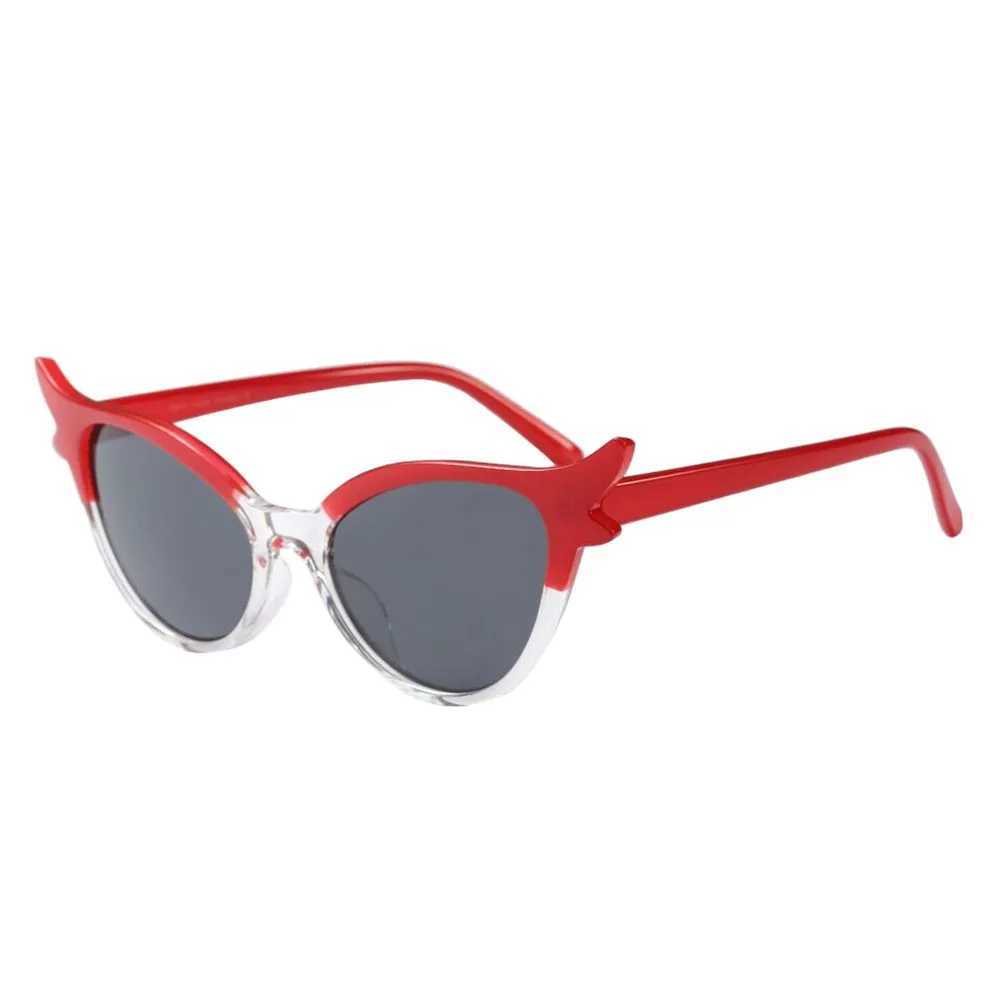 Occhiali da sole 2023 di alta qualità nuova moda retrò vintage peso Cat Eye occhiali da sole unisex Rapper Grunge occhiali da esterno Eyewear # 7L2402