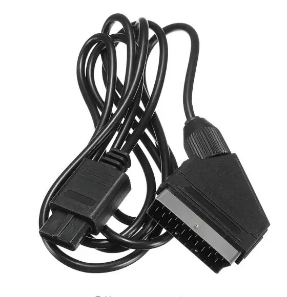 Kable 1,8M RGB SCART VIDEO AV AV CORD LOKA KABELA RGB Kabel wideo dla PAL Super dla Nintendo N64 SNES