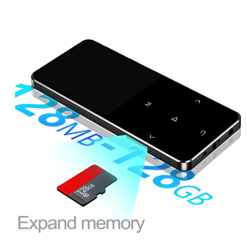 S IQQ X3 Ondersteuning Bluetooth 4.2 verliesloze mp3 -speler 40 GB Hifi Portable Audio Walkman met FM Radio Ebook Voice Recorder