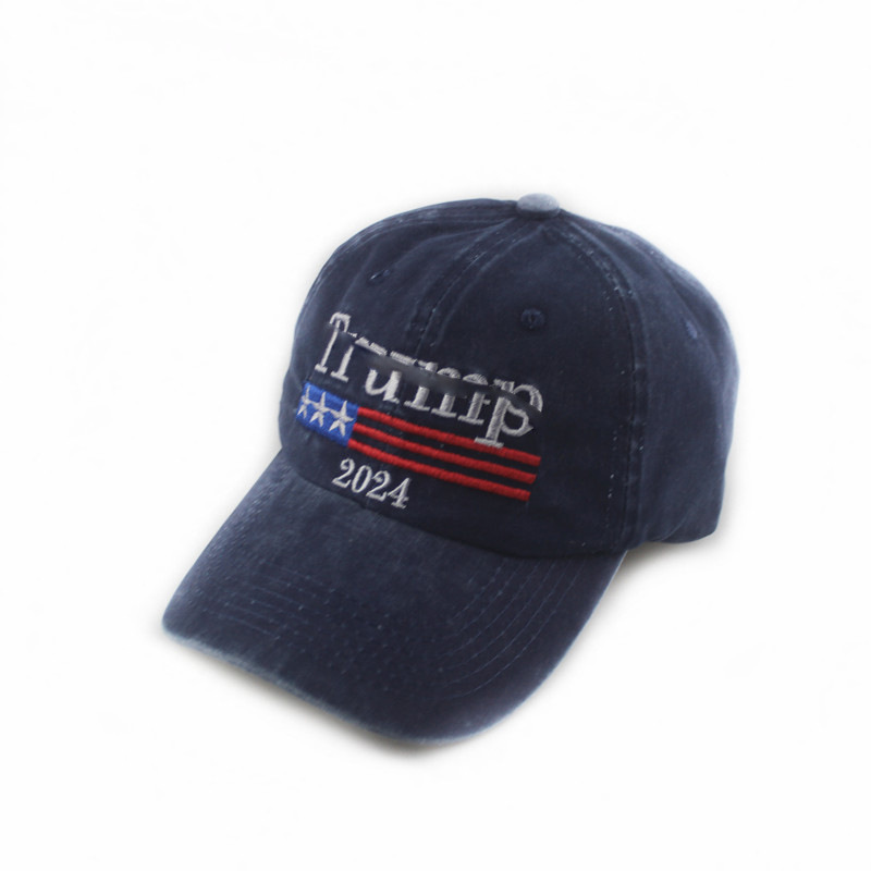 Berretto le elezioni presidenziali americane del 2024 lavato vecchio berretto da camionista Berretto da baseball in rete ricamato Trump