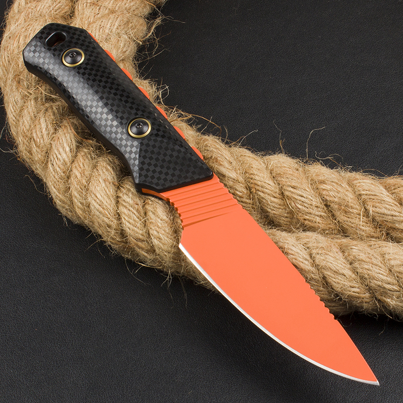 Lame rouge BM 15600 couteau à lame fixe Camping en plein air chasse survie couteaux tactiques