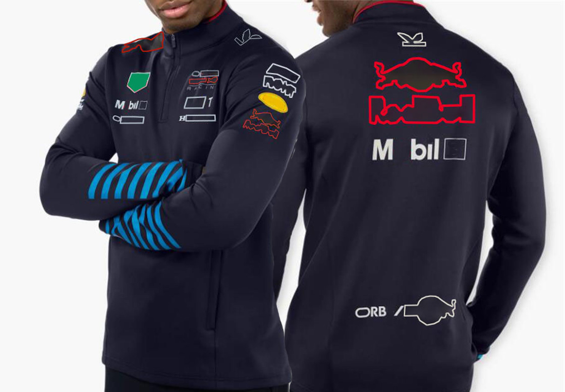 Polo de course F1, sweat à capuche de l'équipe, même personnalisation, printemps et automne, 2024