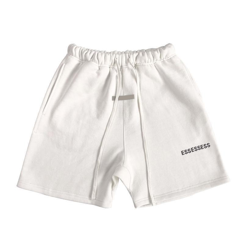 Shorts pour hommes 2024 Designer de haute qualité ESS Coton d'été et vêtements de rue pour femmes Mode Lâche Cordon Série Essentialsss Pantalon court