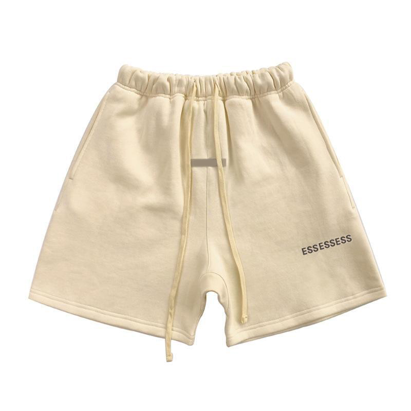 Shorts pour hommes 2024 Designer de haute qualité ESS Coton d'été et vêtements de rue pour femmes Mode Lâche Cordon Série Essentialsss Pantalon court