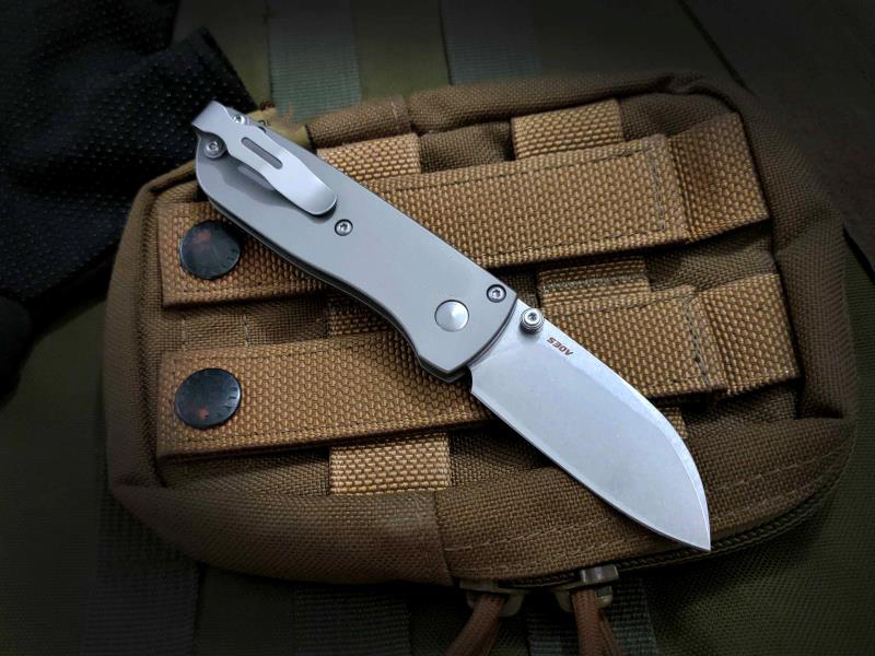 Titanium Alloy Handle BM 535 Folding Knife Outdoor Camping Mini Pocket Knives Self-defense Tool