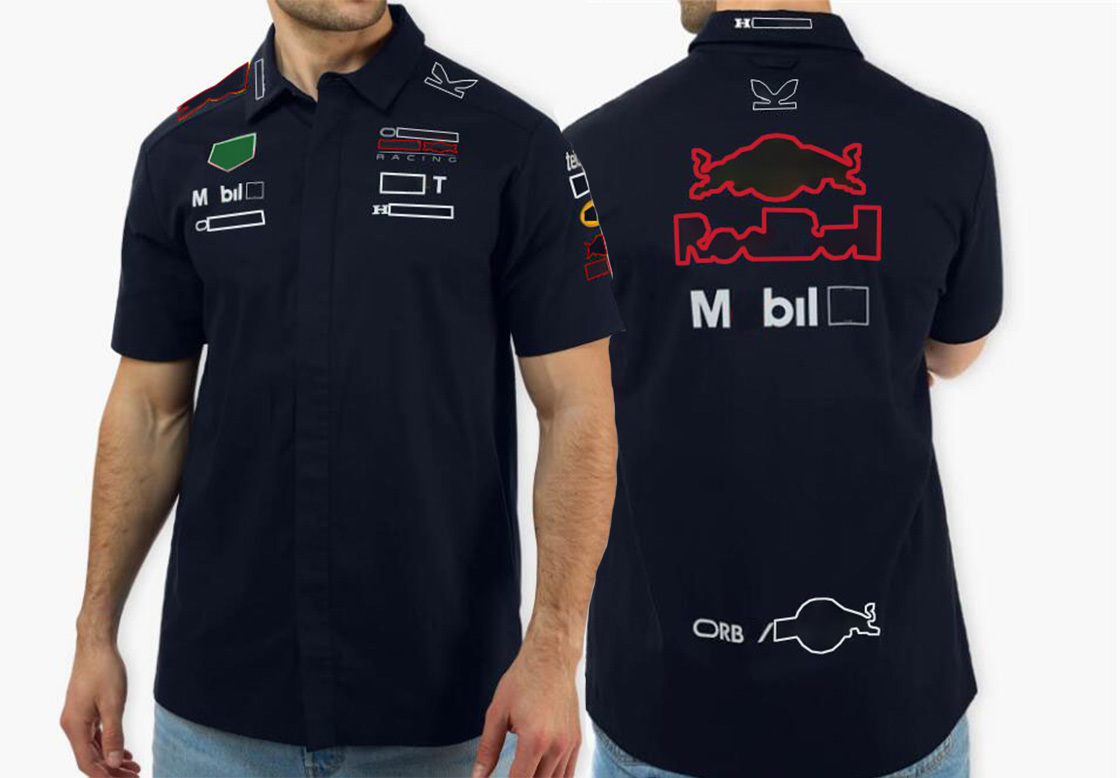 2024 Nuova felpa da corsa F1 Maglia estiva della squadra Stesso stile personalizzato