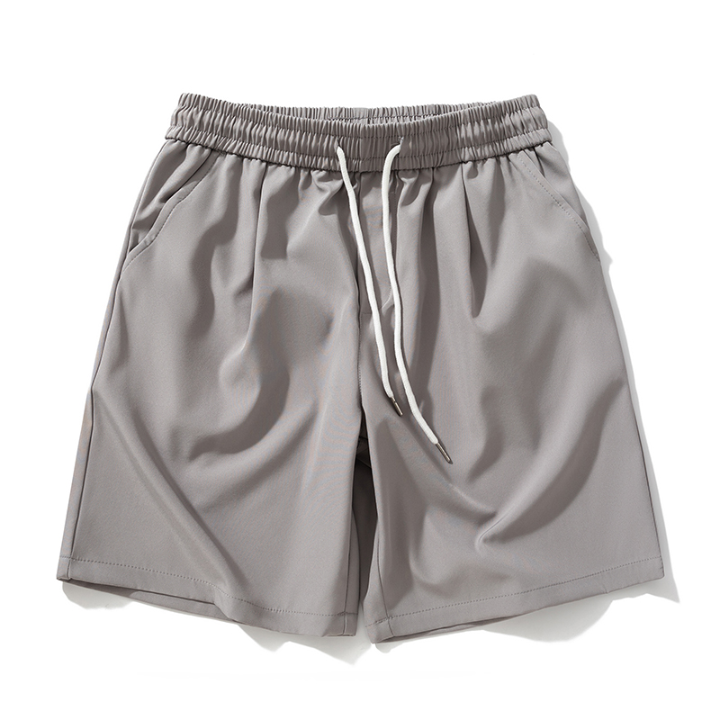 2024 Black White Khaki Red Grey Shorts Polyester Shortpant 남성 여성 느슨한 일일 반바지 바지